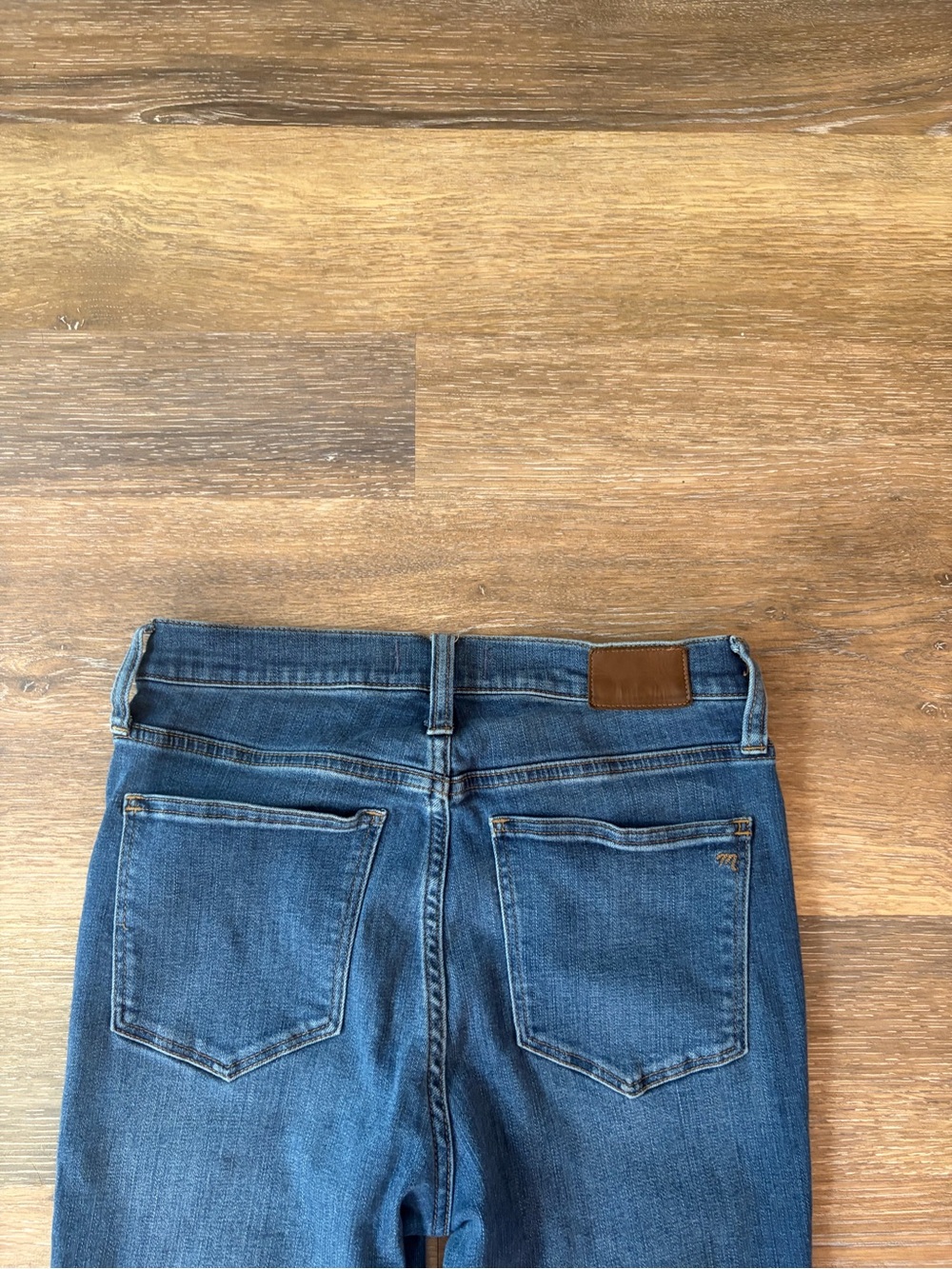Madewell 10" High-Rise Roadtripper Jeans Raw Hem size 27 - Picture 11 of 13